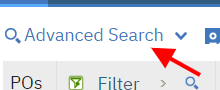 Maximo Advanced Search Icon