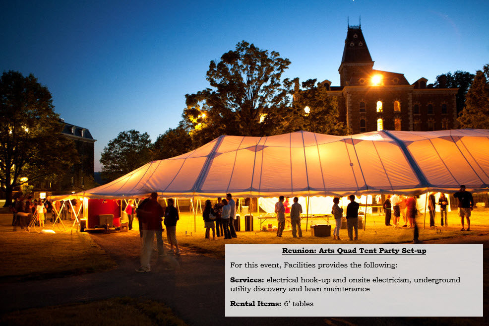 Outside event support electrical hookup, underground utility discovery, lawn maintenance, and more