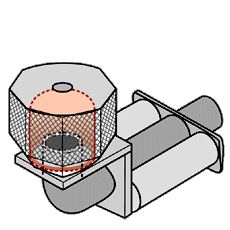 Drawing of the Water Intake pipe that would be at bottom of the lake