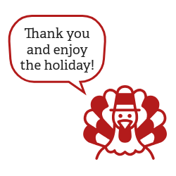 Thank you and enjoy the holiday!