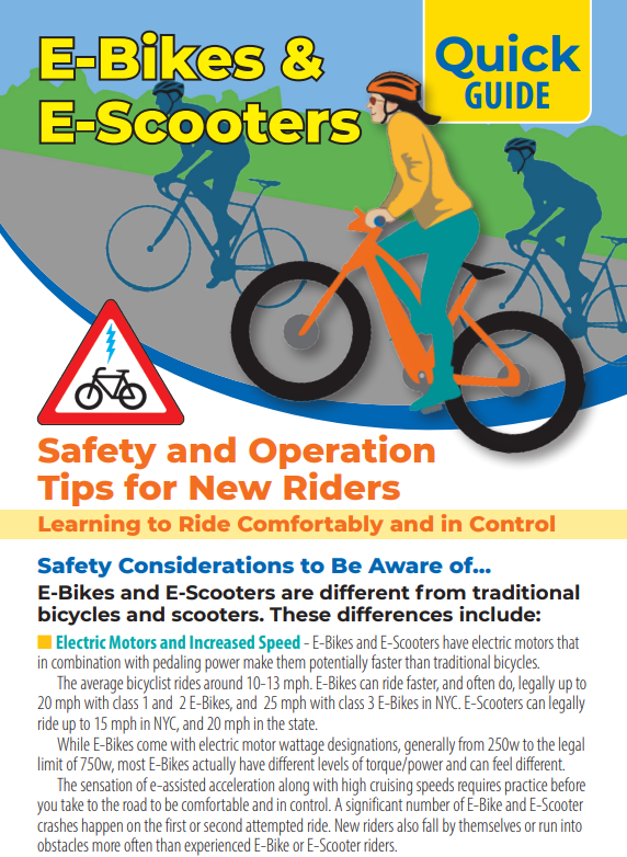 NYBC E-Bikes & E-Scooters PDF