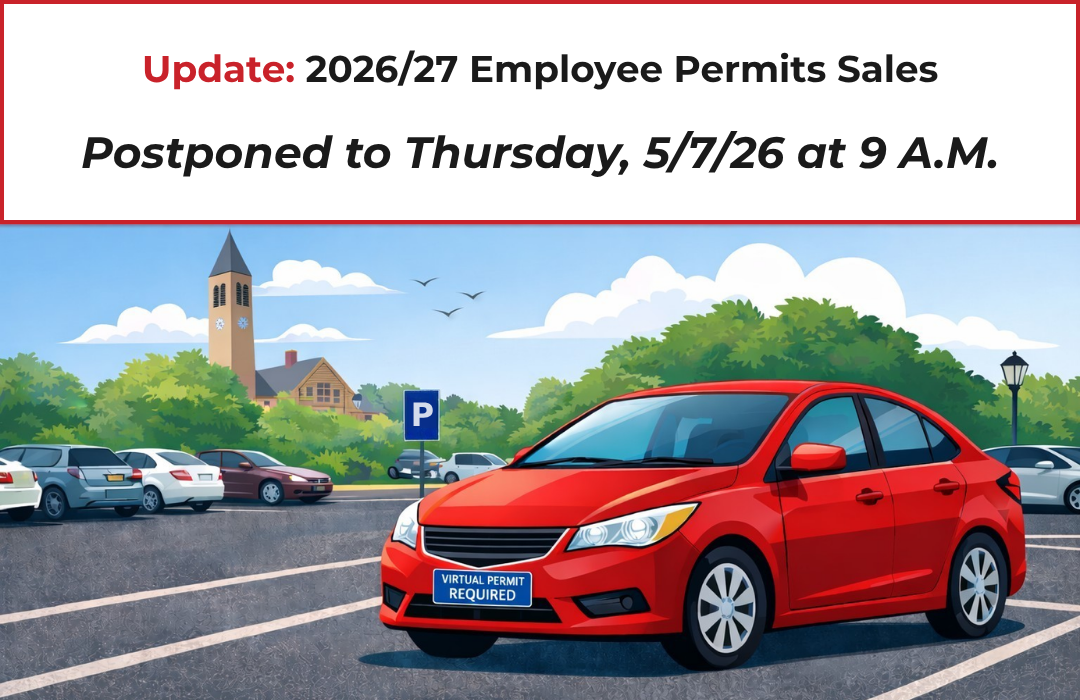 Update: Employee Permit Sales Postponed to Thursday, 5/7/26 at 9 A.M.