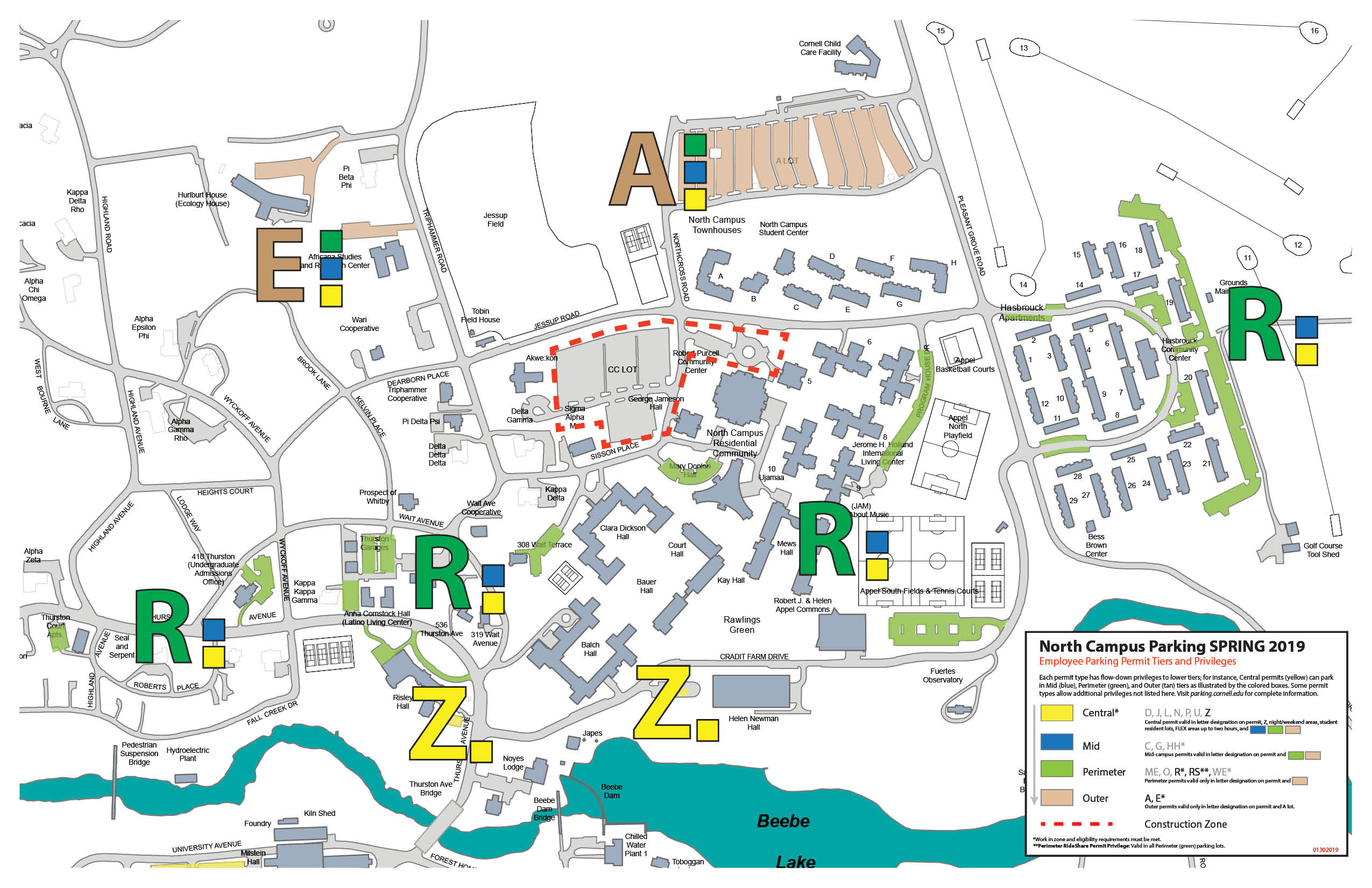 Cornell College Campus Map