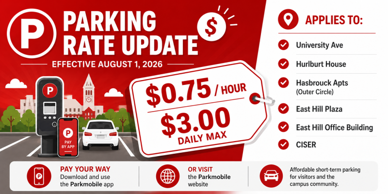 Parking Rate Update Effective August 1