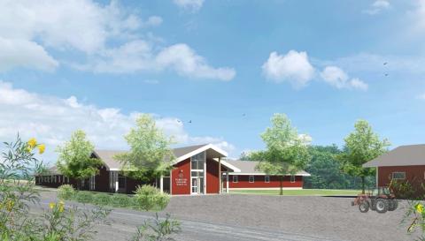 Main barn replacement rendering for Equine Park