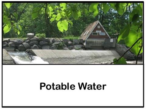 Potable water button
