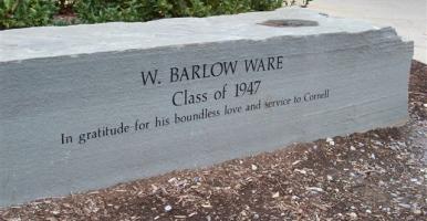 Campus Beautification All stone bench sample